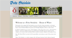 Desktop Screenshot of fritz-steinlein.de