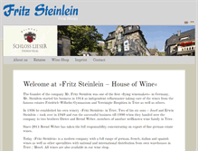 Tablet Screenshot of fritz-steinlein.de